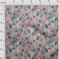 thumbnail image 3 of oneOone Viscose Chiffon Dusty Pink Fabric Abstract Floral Sewing Craft Projects Fabric Prints By Yard 42 Inch Wide, 3 of 5