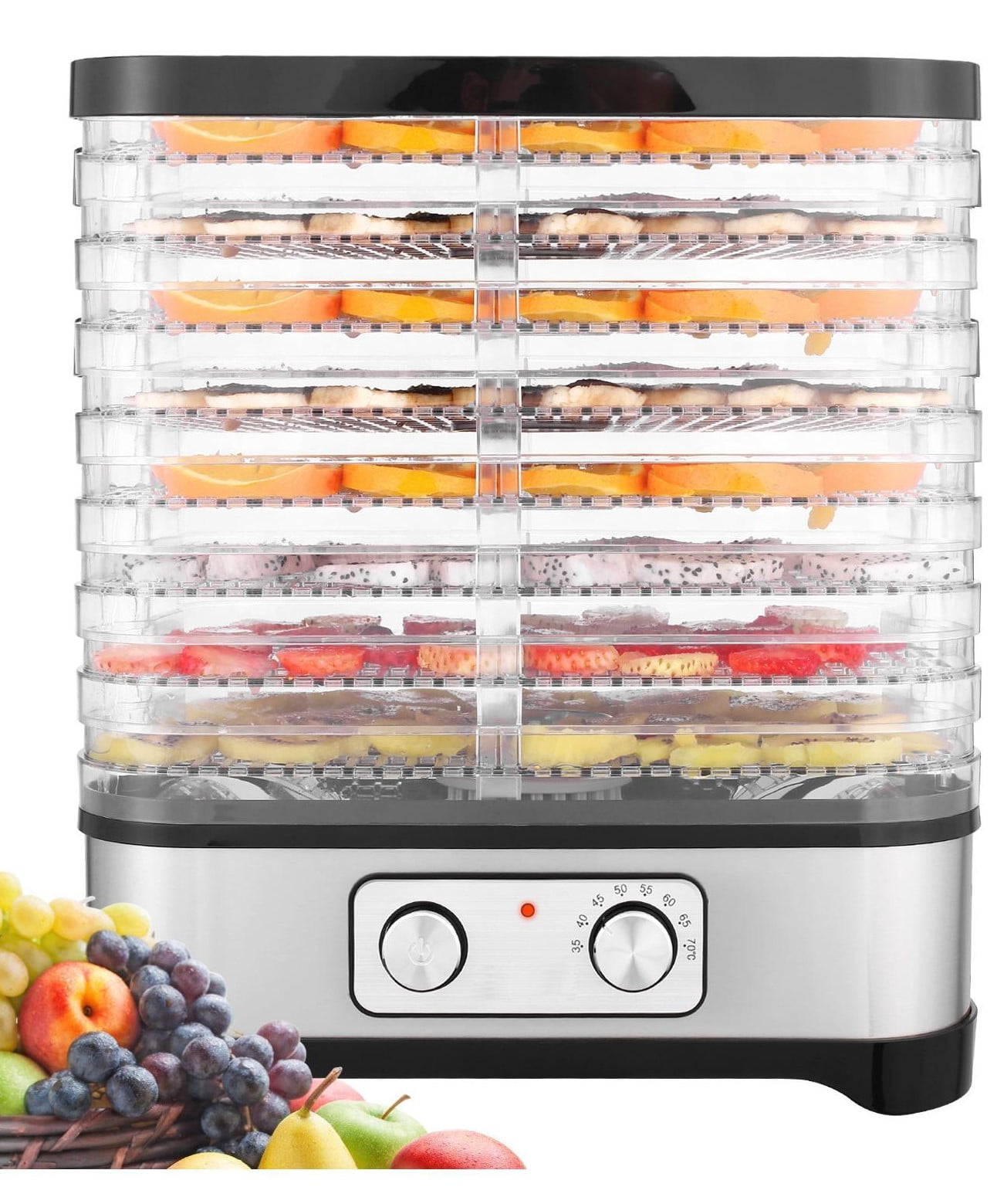 Professional 8 Layers Food Fast Dryer, Portable Food Dehydrator Machine