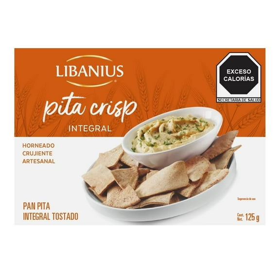 Pita pita crisp          Libanius Pita Crisp integral tostado 125 g