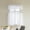 White, variant on Better Homes & Gardens 3 Piece Sheer Quatrefoil Window Valance and Tier Set, Indoor, Grey, 36" W x 60"L, Adult