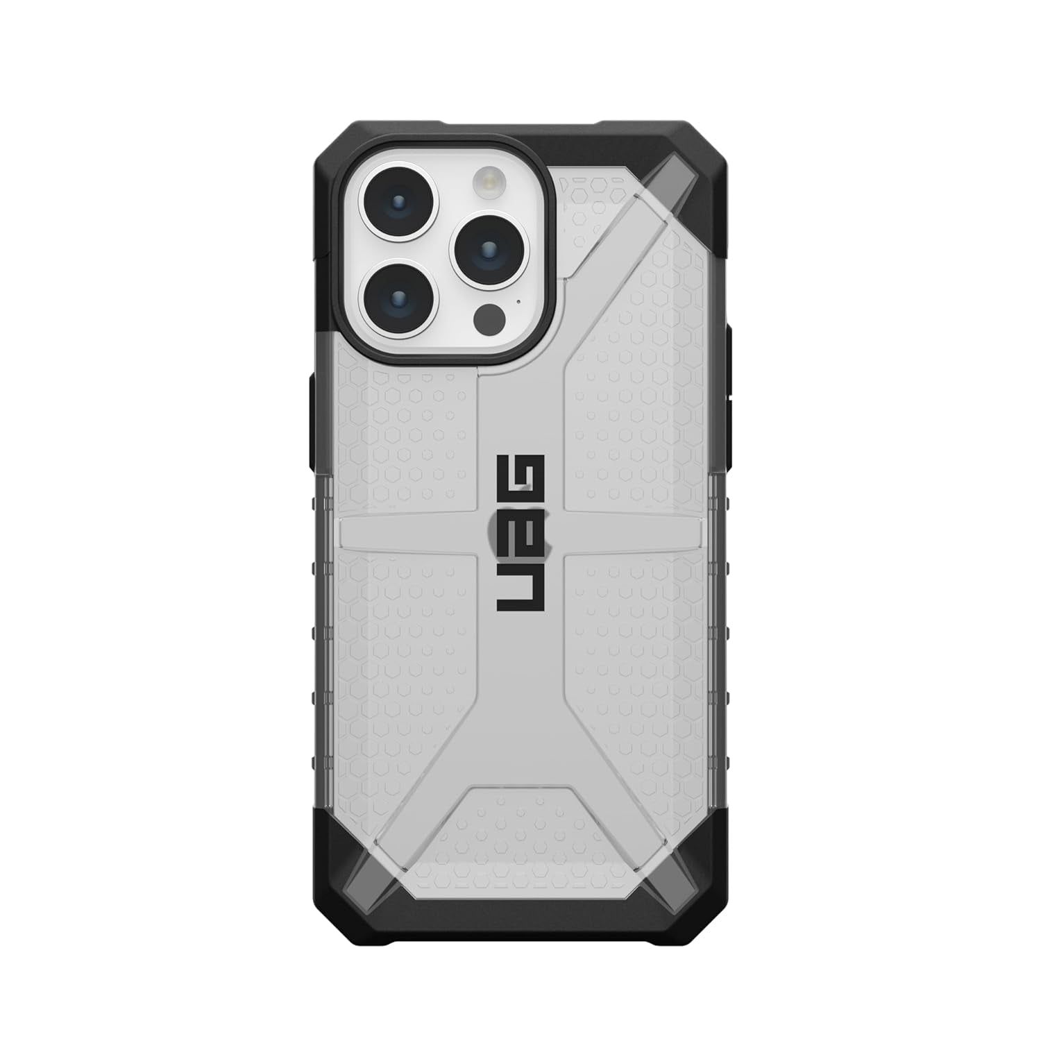 UAG Case Compatible with iPhone 15 Pro Max Case 6.7 Plasma Ash Rugged  Transparent Clear Military Grade Drop Tested Protective Cover by URBAN  ARMOR GEAR 