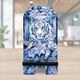 thumbnail image 3 of Tiger in the Garden Cell Phone Stand Wildlife Decor | Wood Mobile Tablet Holder Charging Station Organizer - 892096-JB, 3 of 11