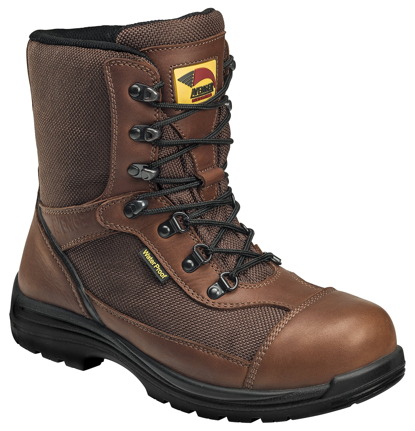 Avenger Men's 7486 Insulated Waterproof Comp Toe EH Slip Resistant Work Boot