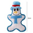 thumbnail image 2 of 2PCS Christmas Dog Toys Creative Santa Snowman Dog Teething Toy Dog Squeaky Toy, 2 of 5