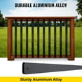 thumbnail image 2 of VEVORbrand 29.5" Deck Balusters, 16 Pack Flat Balusters Kits Metal Staircase Baluster With Screws, Aluminum Alloy Deck Railing for Wood and Composite Deck, Stylish Baluster, 2 of 9