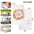 thumbnail image 6 of Yayeee 2 Pack Hand Towels for Bathroom 100% Cotton 16" x 28" Soft Absorbent Kitchen Towel, Leaves Pattern, 6 of 7