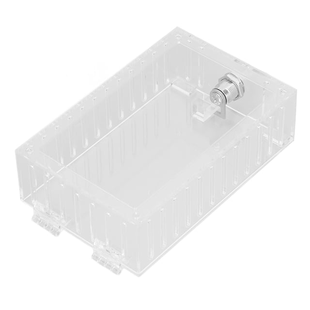 Caja de bloqueo del termostato cubierta protectora transparente de la caja de bloqueo del termostato con 2 llaves para el hogar ANGGREK Otros