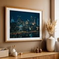 thumbnail image 4 of Pittsburgh from Mt. Washington 02 - Pittsburgh Pennsylvania Photography Oak Framed Wall Art Print 24 x 36 inches, 4 of 6
