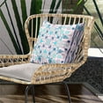 thumbnail image 2 of Amrita Sen Designs  18 x 18 in. Paisley Leaf Geo Duo Suede Zippered Pillow with Insert - Multi Color, 2 of 4