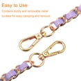 thumbnail image 5 of Uxcell Purse Chain Strap, 47" Purse Strap Shoulder Bag Replacement Strap(Purple/Yellow Gold), 5 of 6