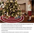 thumbnail image 2 of Cateissary de árbol de Navidad, esterilla de felpa circular de bola blanca ligera, delantal de suelo reutilizable resistente al desgaste, exquisita Kits de decoración para fiestas Cateissary HA070228-00, 2 of 6