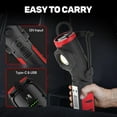 thumbnail image 6 of BIONIC Car Tire Inflator Portable Air Compressor with Work Light and Window Breaker, Rechargeable 1500MAH Portable Tire Inflator for Car Air Pump Portable with LED Pressure Gauge, USB-C Rechargeable, 6 of 8