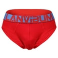 thumbnail image 2 of Sngxgn Men’s Support Boxer Briefs Cooling Underwear Regular Long-leg and Trunk(Red,L), 2 of 4