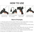 thumbnail image 4 of Adhesivo de fusión en Pistola de Pegamento Caliente portátil de 20W con 12 barras de pegamento, Mini pistola de pegamento de mano para niños, pistola de pegamento de fusión para el hogar, reparación d, 4 of 8