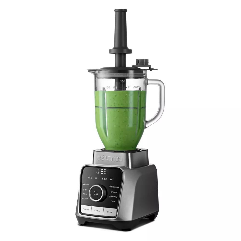 Gourmia 1250 W 4-Speed Blender, Gray
