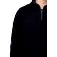 thumbnail image 3 of Tri Moutnain Men's 1/4 Zip Pullover Suede Fleece Sweatshirt Seam pockets 2X 3X 4X, 3 of 6
