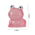 thumbnail image 5 of 5Pcs Frog Ornaments Vivid Image Resin Miniature Landscape Ornament Colorful Glow-in-the-Dark Frog Home Supplies, 5 of 6