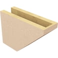 thumbnail image 5 of Ekena Millwork 4"W x 8"H x 12"L Concord Woodgrain TimberThane Rafter Tail, Primed Tan, 5 of 6