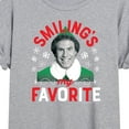thumbnail image 3 of ELF - Smilings My Favorite  - Juniors Ideal Flowy Muscle T-Shirt, 3 of 5