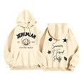 thumbnail image 1 of MHFRRA Sudaderas con Capucha y Sudaderas para Hombre, Sudaderas con Estampado de Doble Cara para Exteriores, Ropa Informal, Corte Holgado, Lavables A Máquina para Otoño E Invierno Beige, 1 of 2