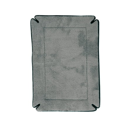 UPC: 0655199079087 | K&H Pet Products Memory Foam Crate Pad  Grey  14  x 22