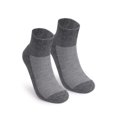 thumbnail image 2 of 3-Pack Low Cut Socks for Diabetics Men Women, Moisture-Wicking Wide Calf Socks, Non-Binding & Extra Wide Top (Dark Gray), 2 of 8