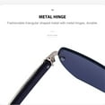 thumbnail image 4 of Small Rectangle Rimless Sunglasses Men Frameless Sun Glasses for Male Shades， Sunglasses 14727, 4 of 7