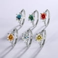 thumbnail image 2 of 2ct 18K White Gold Moissanite Rings for Women Gift D Color VVS1 Clarity Diamond Rings S925 Sterling Silver Ring jewelry Moissanite Engagement Rings with Certificate, 2 of 8