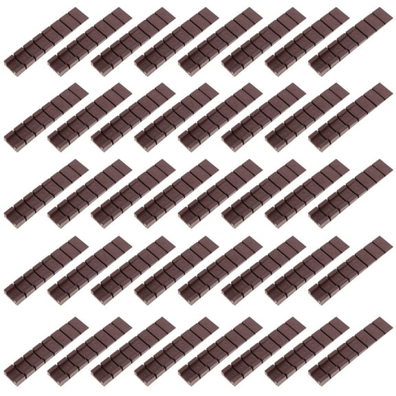 WHAMVOX  20 Pcs Adjustable Foot Pads Furniture Leveling Wedges Riser Brown