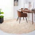 thumbnail image 2 of SAFAVIEH New Orleans Ivory Solid Shag Area Rug, Beige, 8' x 10', 2 of 9