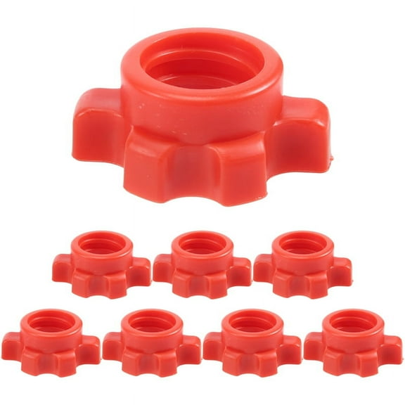 8PCS Dumbbell Nut,Dumbbell Rod Nut, Collars for Barbells Bars Training Sports Accessories