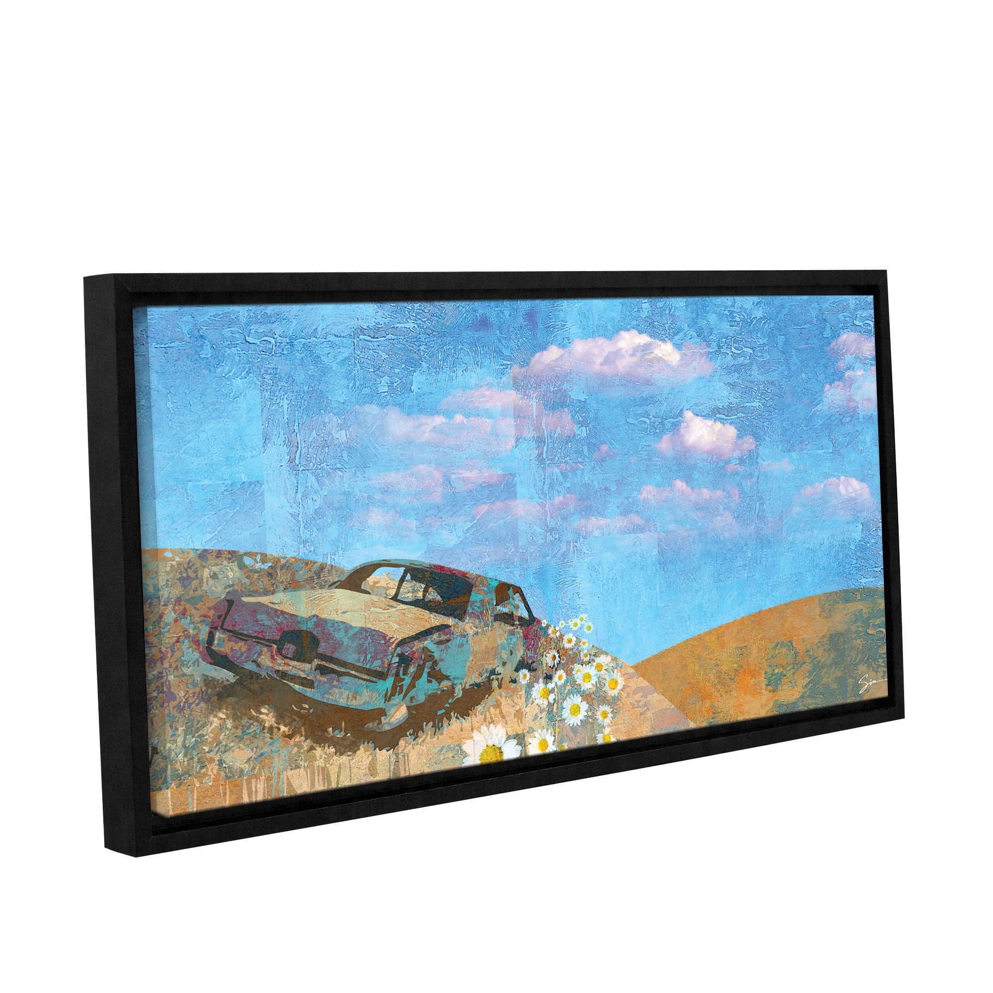 ArtWall Greg Simanson "Rusted" Gallery-Wrapped Floater-Framed Canvas