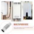thumbnail image 2 of GOOHOCHY Tubo de extensión de escape para calentador de agua a gas, de acero inoxidable, resistente a la corrosión, fácil instalación, compatible con la mayoría de los calentadores de agua a gas., 2 of 8