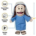 thumbnail image 3 of 14" Mary, Bible Character, Hand Puppet, 3 of 6