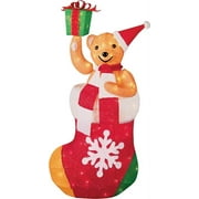 Tinsel Teddy Bear 100l 30in