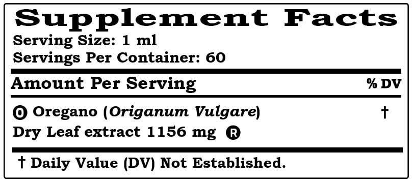 Oregano (Origanum Vulgare) Dry Leaf ALCOHOL-FREE Liquid Extract. Expertly Extracted by Trusted HawaiiPharm Brand. Absolutely Natural. Proudly made in USA. Glycerite 2 Fl.Oz