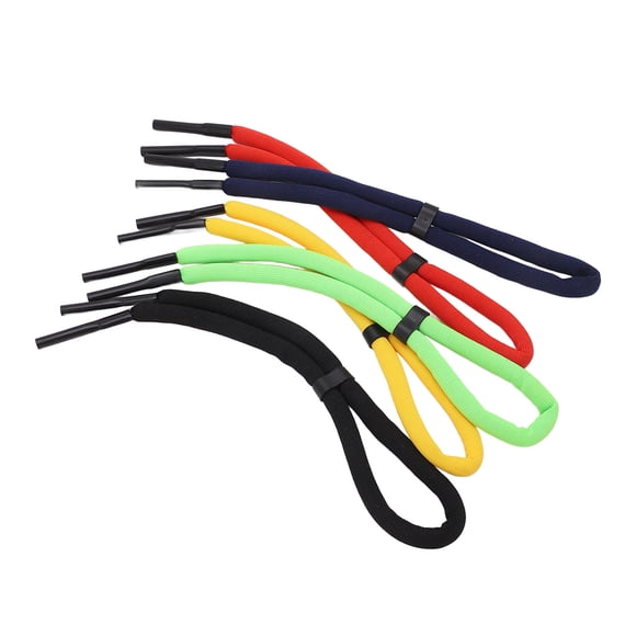 Floating Sunglass Strap, 5Pcs Nylon Lightweight 5 Colors Flexible Comfortable Floating Sport Glasses Strap  For Sea Fishing For Sailing For Sunglasses