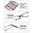 thumbnail image 3 of Gafas de lectura JOLISU, paquete de 5, modernas, antiluz azul 1.5, 3 of 6