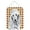 Poodle #4, variant on Black Standard Poodle Fall Leaves Aluminum Metal Wall Or Door Hanging Prints - Black - 12 x 0.02 x 16 in.