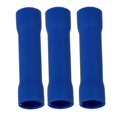 thumbnail image 3 of BQLZR 100pcs Blue Butt Joiners Auto Connectors Insulated Crimp Terminals Splices, 3 of 5
