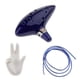 thumbnail image 1 of 1 De 12 Agujeros De Cerámica Ocarina Vessel Flute Xun W / Stand en apariencia De Mano, 1 of 9