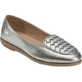 thumbnail image 1 of Women's Aerosoles Brielle Loafer Silver Faux Leather 10.5 W, 1 of 5