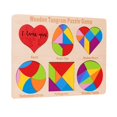 thumbnail image 1 of Bloques de madera rompecabezas Montessori juguetes regalo de vacaciones aprendizaje temprano rompecabezas juguete para regalo para niños, 1 of 9