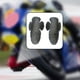 thumbnail image 4 of 1 par de coderas para exteriores Macarena Protector de codo Universal EVA negro rodilleras de moto, 4 of 6