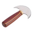 thumbnail image 2 of Cuchillo de cuero, herramienta de corte, forma redonda, acero importado, accesorios para manualidades DIY, 2 of 8