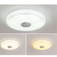 thumbnail image 2 of Transemion White High Hyaline Acrylic Mask Lighting Fixtures Control Atmosphere With Mobile App Color 24W 30CM, 2 of 6