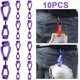 thumbnail image 5 of Práctico Clip Almacenamiento Suministros Plástico Antipérdida para Exteriores Hebilla Cintura Clip para Guante Antideslizante Multiusos [bolsa Única] (púrpura), 5 of 5