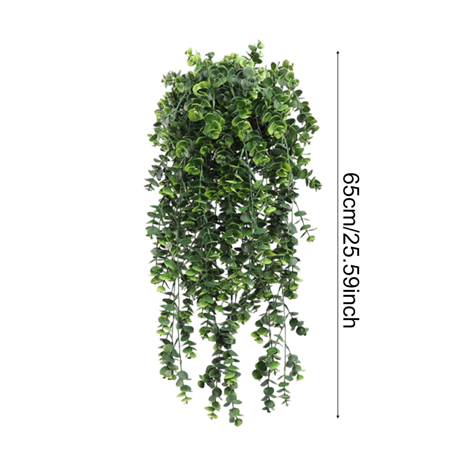 Artificial Flowers Plants Hanging Artificial Potted Plants Indoor and Outdoor for Home Bathroom Wall Shelf Decor, Green Plant *1