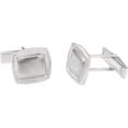 thumbnail image 2 of FB Jewels 925 Sterling Silver 14x16mm Square Cuff Links-Pair, 2 of 2