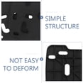 thumbnail image 3 of HAMPPLIES 2Pcs Luggage Carrier Bracket Black PP Splashproof Design for Motorcycle Riding, 3 of 8